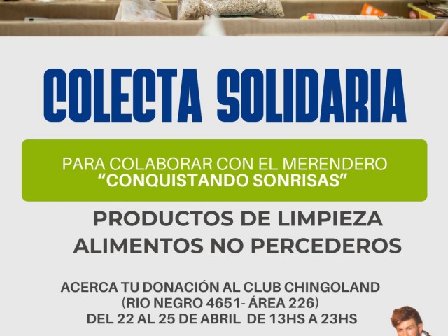 Est� en marcha una colecta para �Conquistando sonrisas�